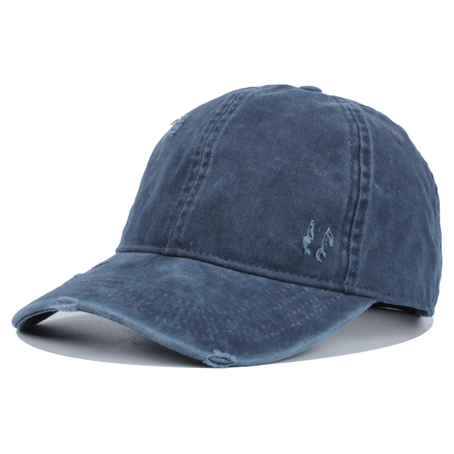 Men's White Cotton Baseball Cap with Logo — feature 14