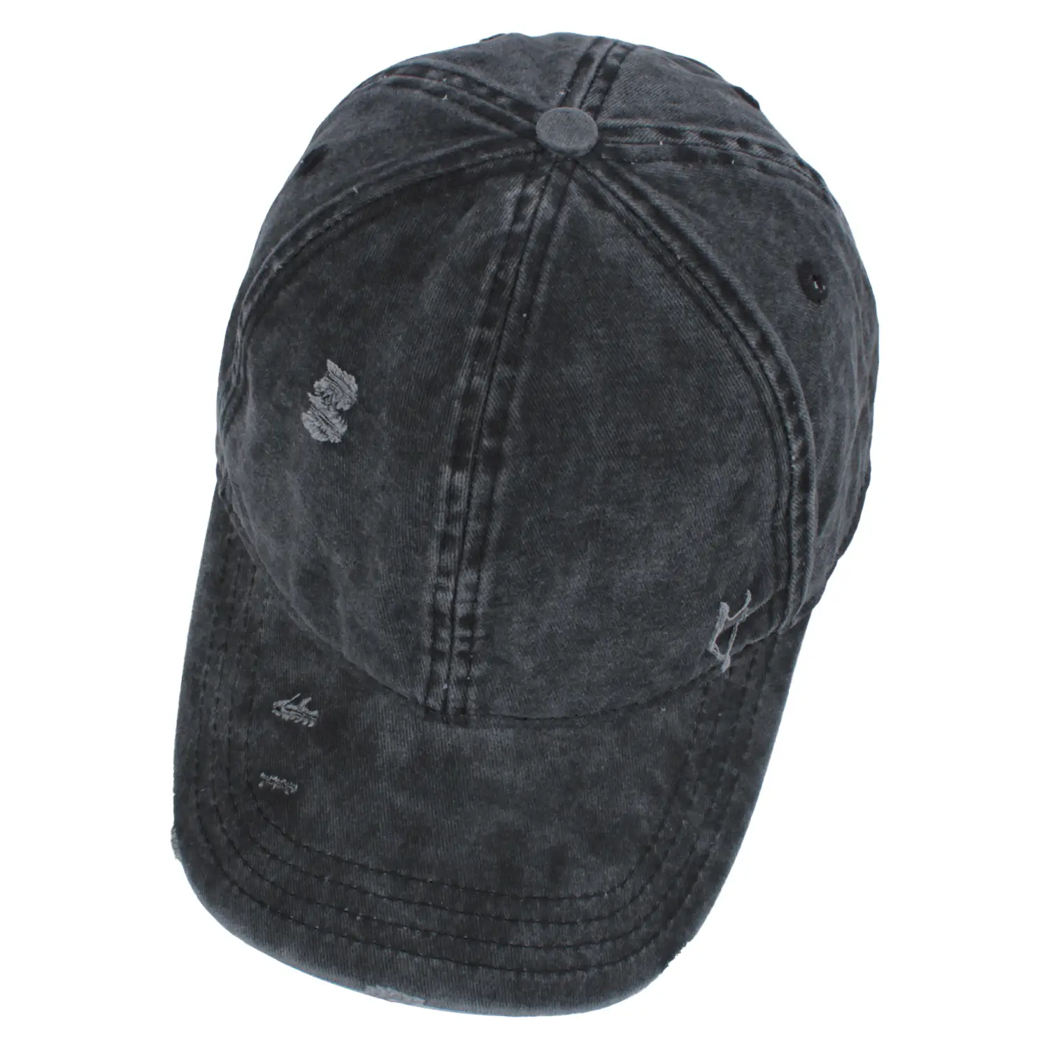 Men's White Cotton Baseball Cap with Logo — feature 7