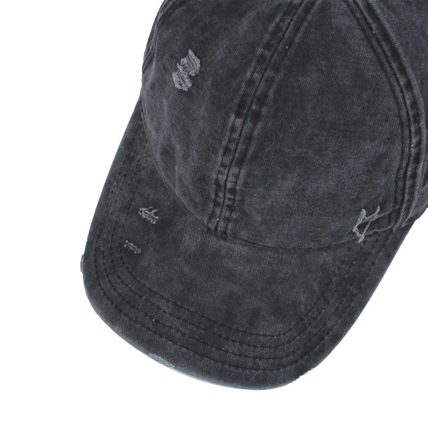 Men's White Cotton Baseball Cap with Logo — feature 8
