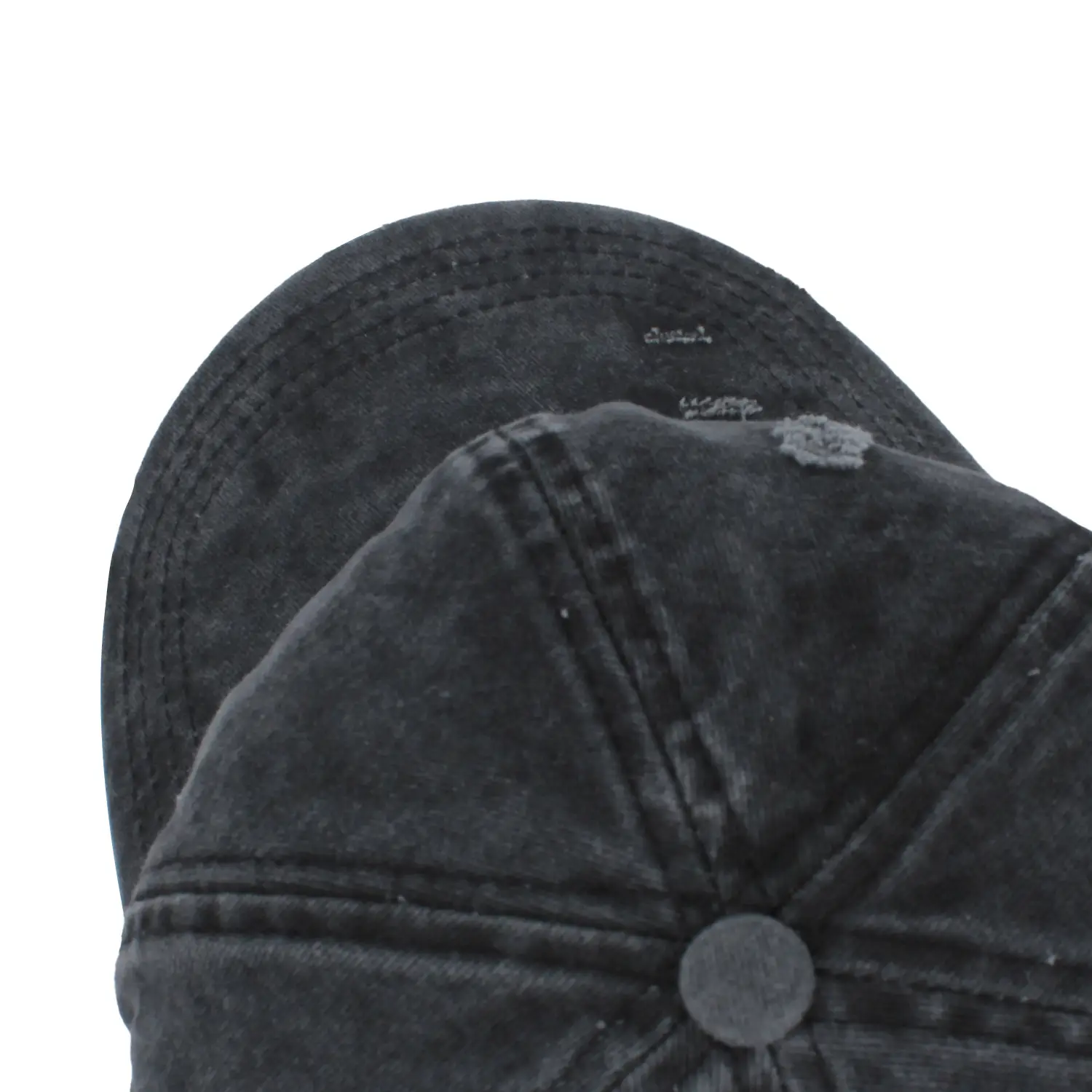 Men's White Cotton Baseball Cap with Logo — feature 9