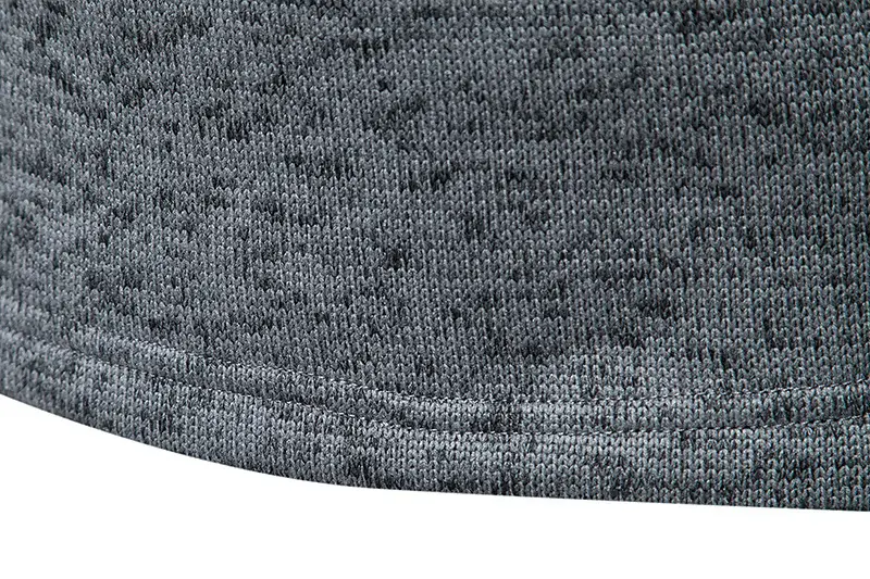 Men's 2025 Zipper Turtleneck Sweatshirt Set Grey Black White — feature 7
