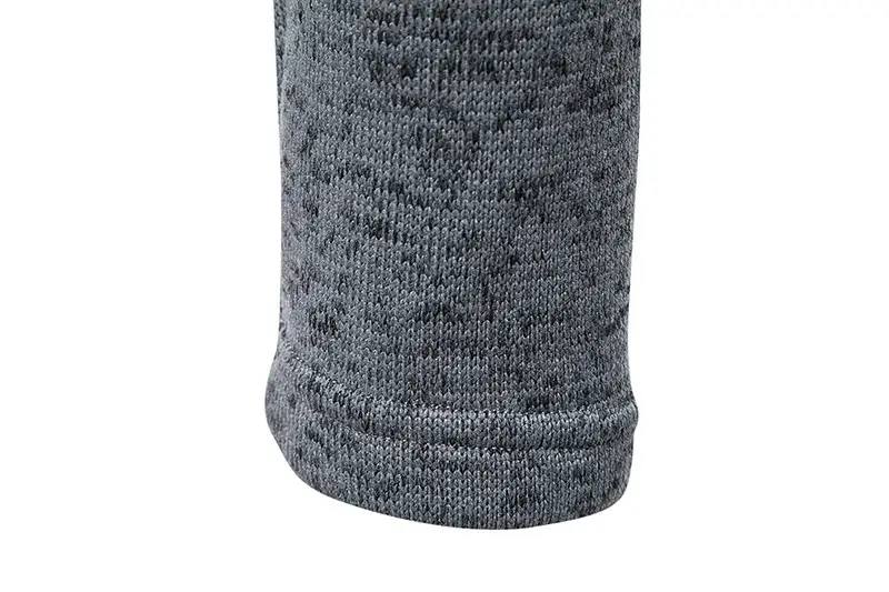 Men's 2025 Zipper Turtleneck Sweatshirt Set Grey Black White — feature 8