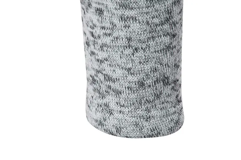 Men Grey Zipper Sweatshirt High Collar — feature 15