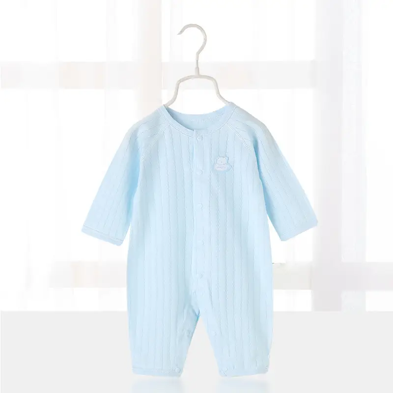 Baby's Cotton Printed Sleep Suit White Yellow - Image 2