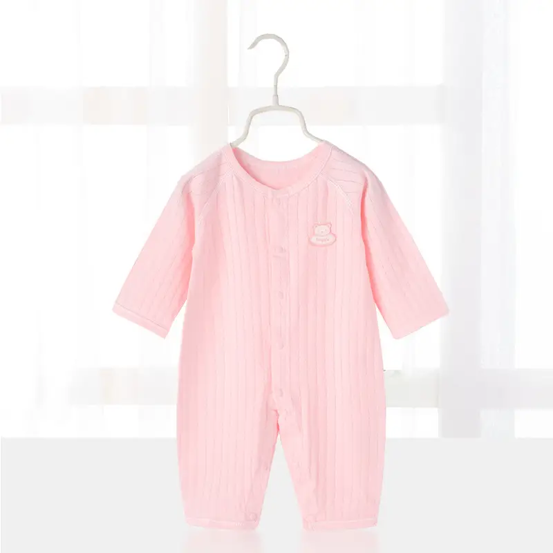 Baby's Cotton Printed Sleep Suit White Yellow - Image 3