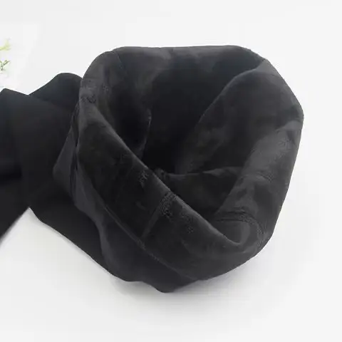 Women Fleece Leggings Warm Plus Size Winter Fleece Lined - Image 2
