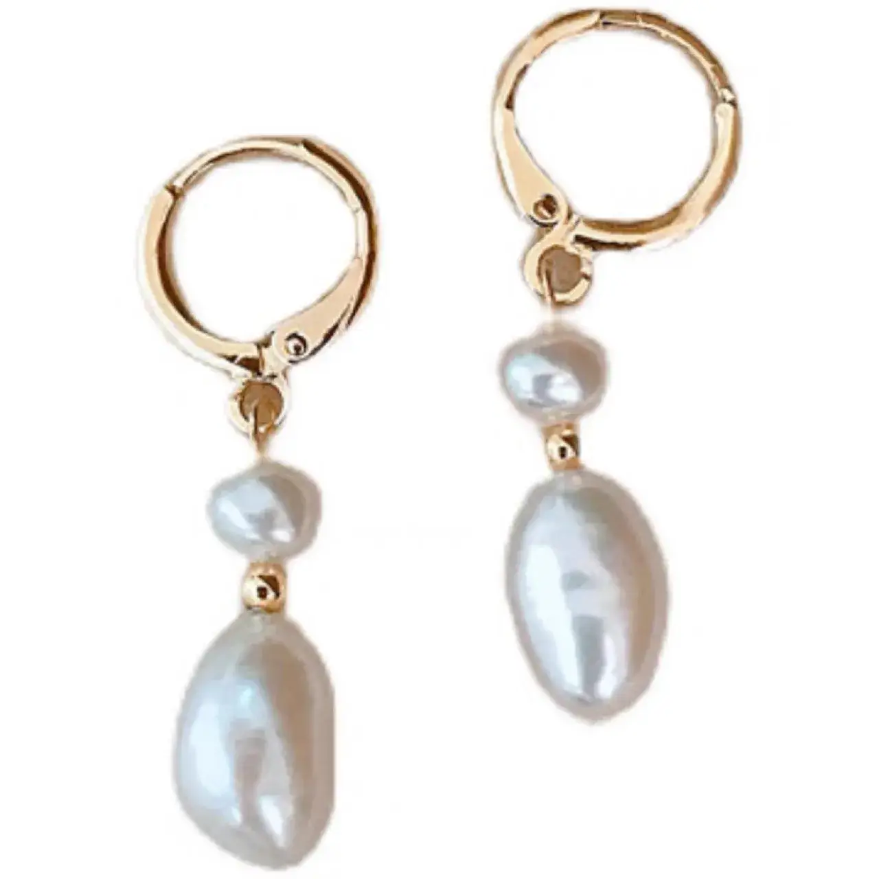 Natural Pearl Earrings for Women Retro Hong Kong Style - Image 7