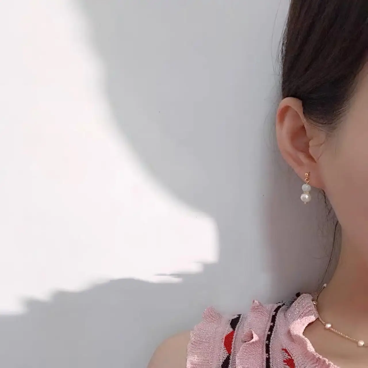 Natural Pearl Earrings for Women Retro Hong Kong Style — feature 7