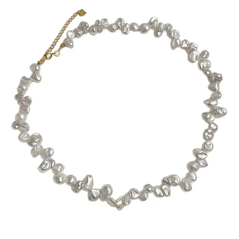 Natural Freshwater Pearl Clavicle Necklace for Women