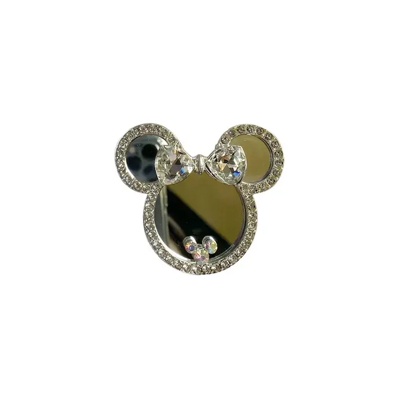 Luxury Rhinestone Mirror Mobile Phone Bracket - Image 6