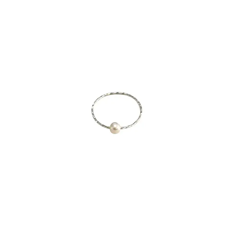 Freshwater Pearl 925 Silver Ring Stacked Casual Fashion Girl Jz3422 - Image 6