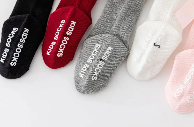 Baby Bow Mid-Calf Socks for Boys Girls Solid Color — feature 29