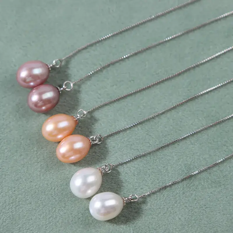 Natural Fresh Water Pearl Earrings for Women S925 Silver - Image 3