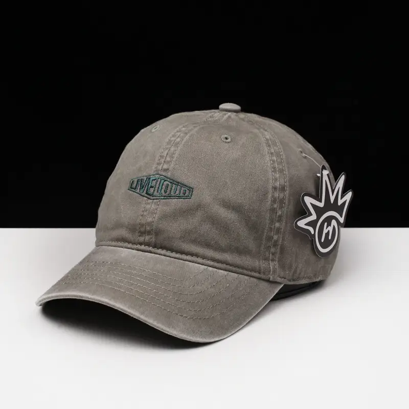 Women's Blue Embroidered Denim Baseball Cap Four Seasons