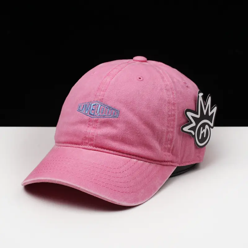 Women's Blue Embroidered Denim Baseball Cap Four Seasons — feature 1