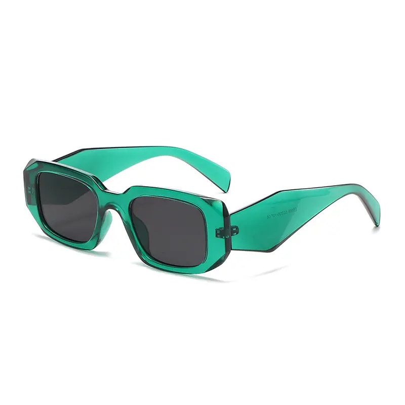 Women Square Asymmetrical Sunglasses Pink Brown - Image 15