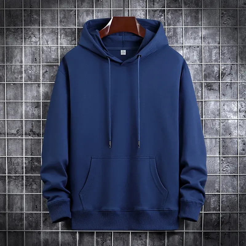 Men's Green Hooded Pullover Sweater Autumn Fashion