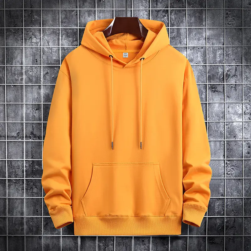 Men's Green Hooded Pullover Sweater Autumn Fashion - Image 3