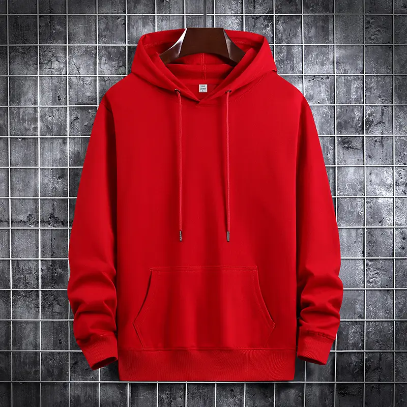 Men's Green Hooded Pullover Sweater Autumn Fashion - Image 4