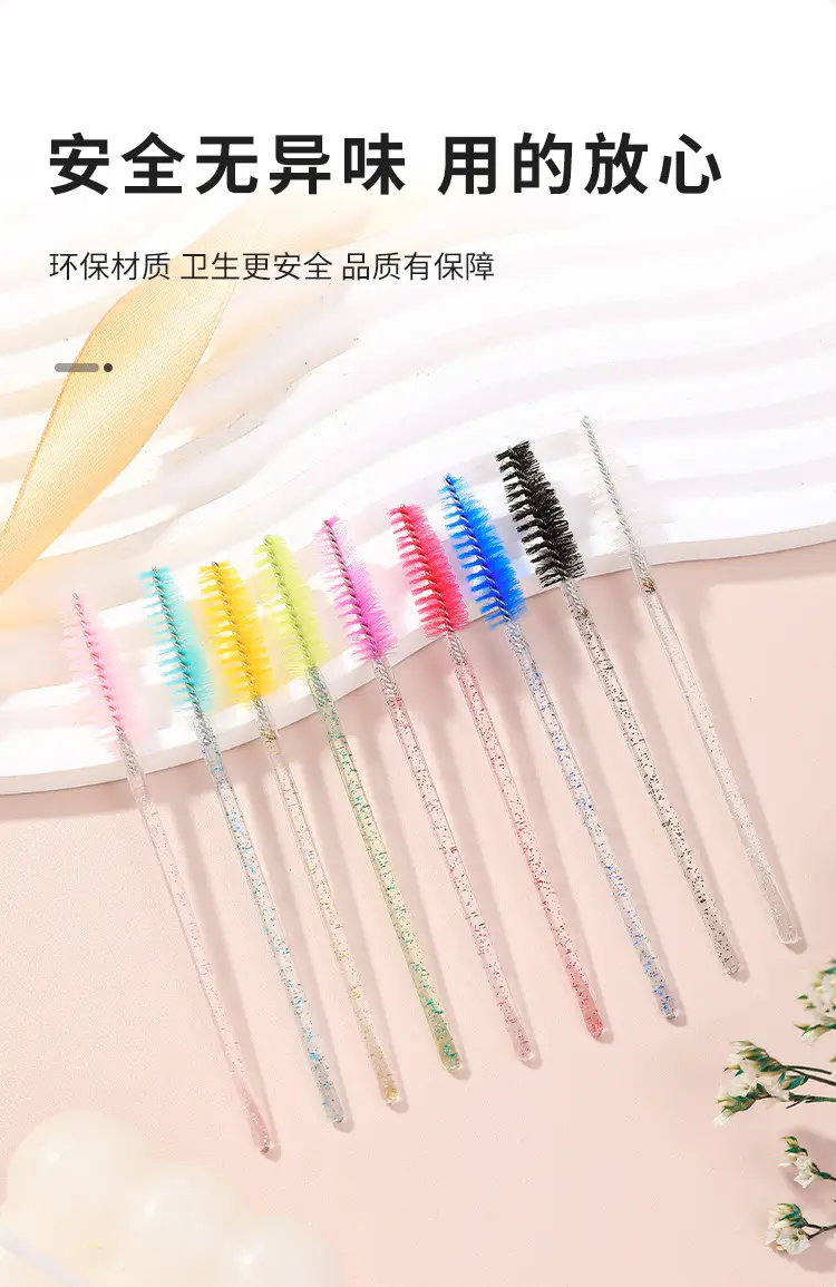 Disposable Spiral Crystal Rod Eyelash Brush — feature 5