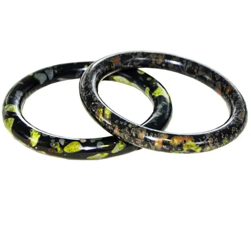 Luoyang Peach Blossom Jade Bracelet Classical Chinese Style Plum Blossom Jade Bracelet with Magnetic Health Bracelet