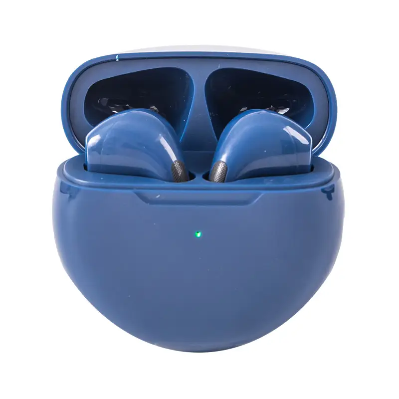 Pro6 Wireless Bluetooth Headset 5.0 Sports Mini Blue - Image 3