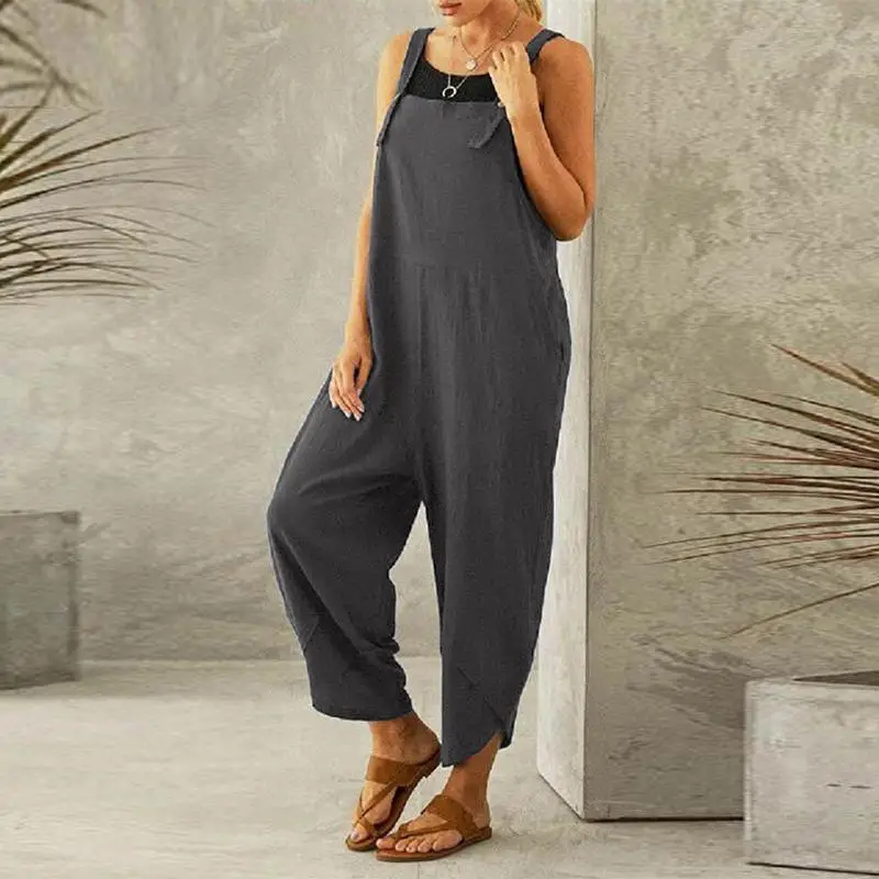 Women's Navy Blue Nine-Piece Casual Pants Set