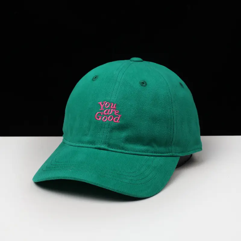 Men Black "You're Good" Cap with Embroidery — feature 3