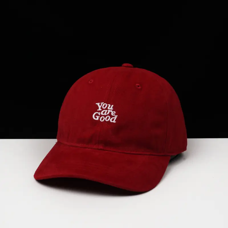 Men Black "You're Good" Cap with Embroidery - Image 3