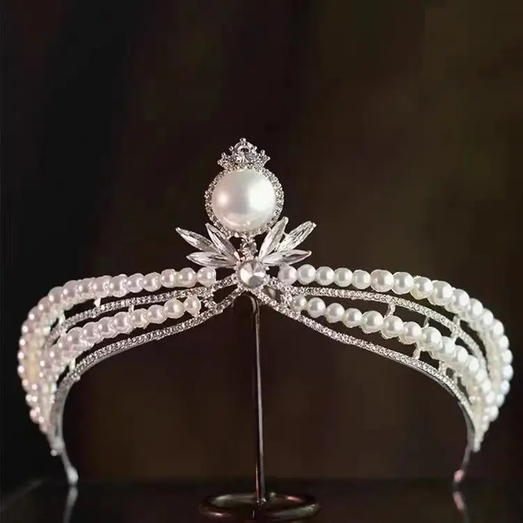 Children's Golden Crystal Crown Hair Clip - Image 59