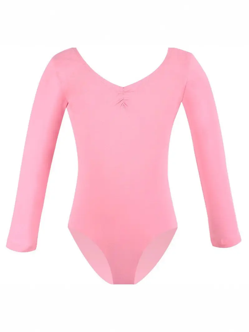 Light Blue Chinese Dance Test One-Piece Summer Girls' Practice Wear - Image 29