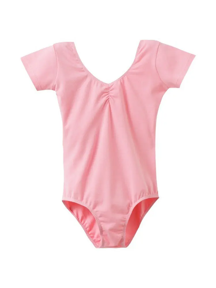 Light Blue Chinese Dance Test One-Piece Summer Girls' Practice Wear - Image 31