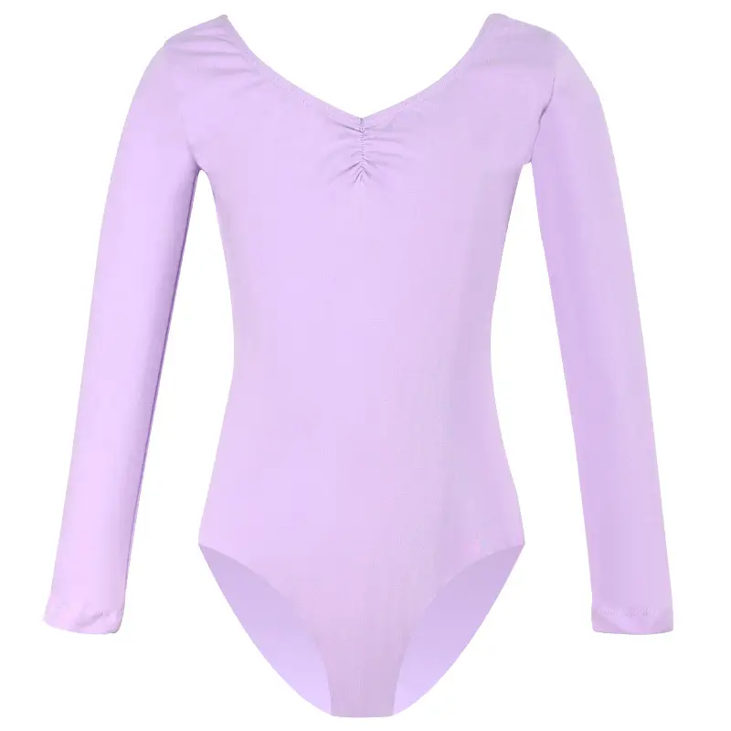 Light Blue Chinese Dance Test One-Piece Summer Girls' Practice Wear - Image 17