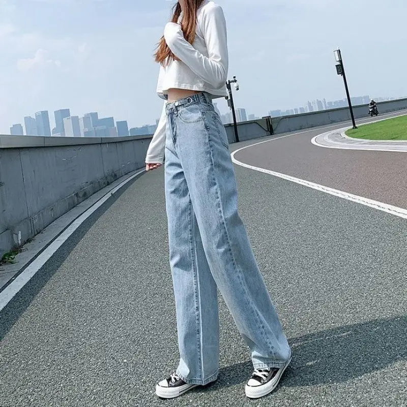 Women High Waist Loose Fit Jeans Summer 2021 - Image 4