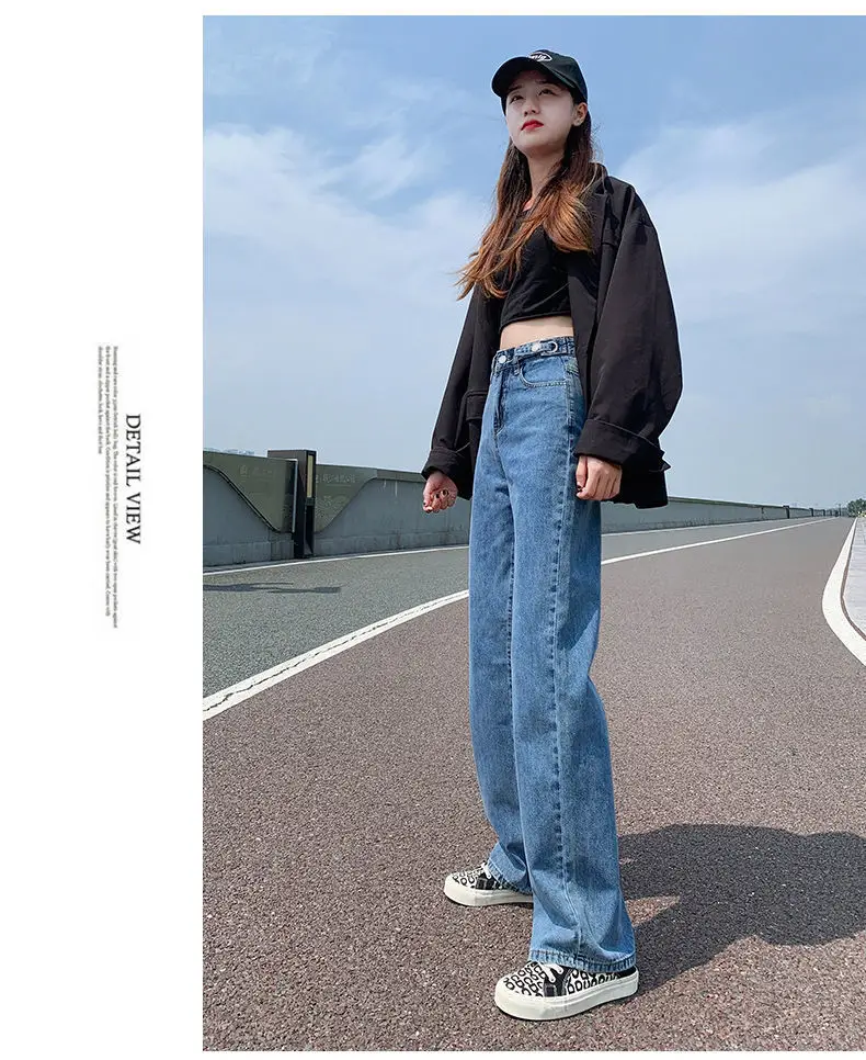 Women High Waist Loose Fit Jeans Summer 2021 — feature 17