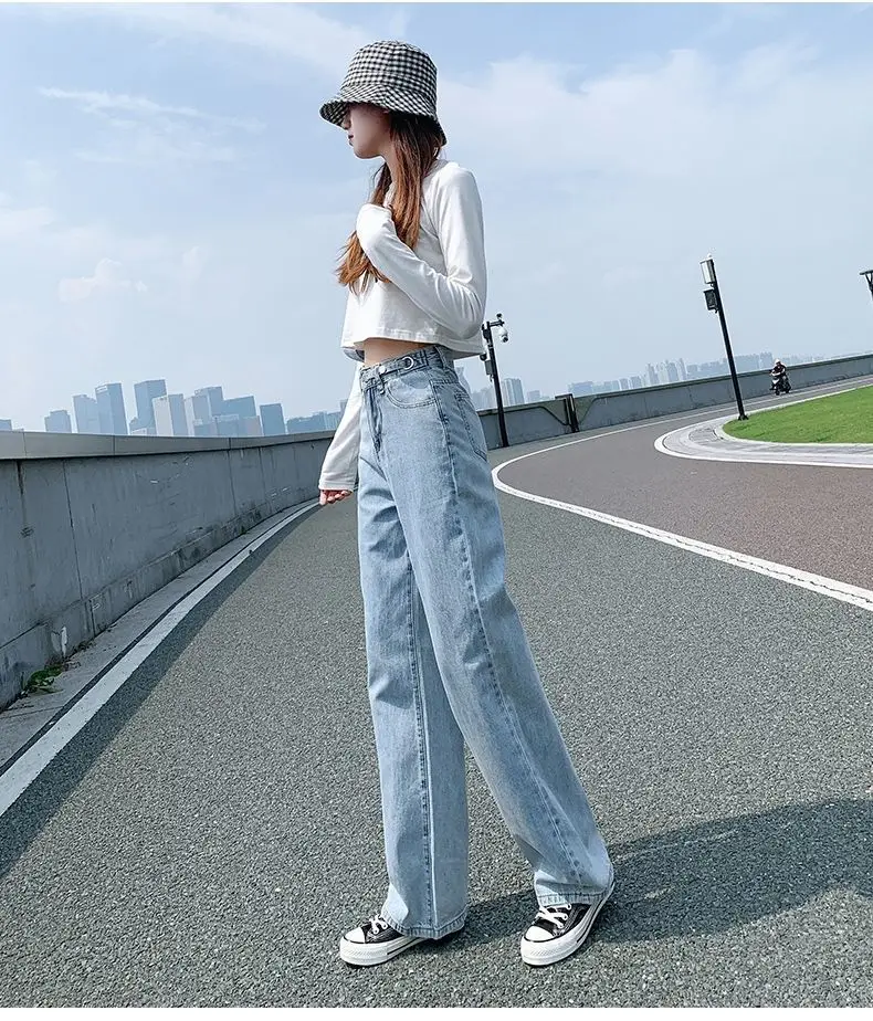 Women High Waist Loose Fit Jeans Summer 2021 — feature 9