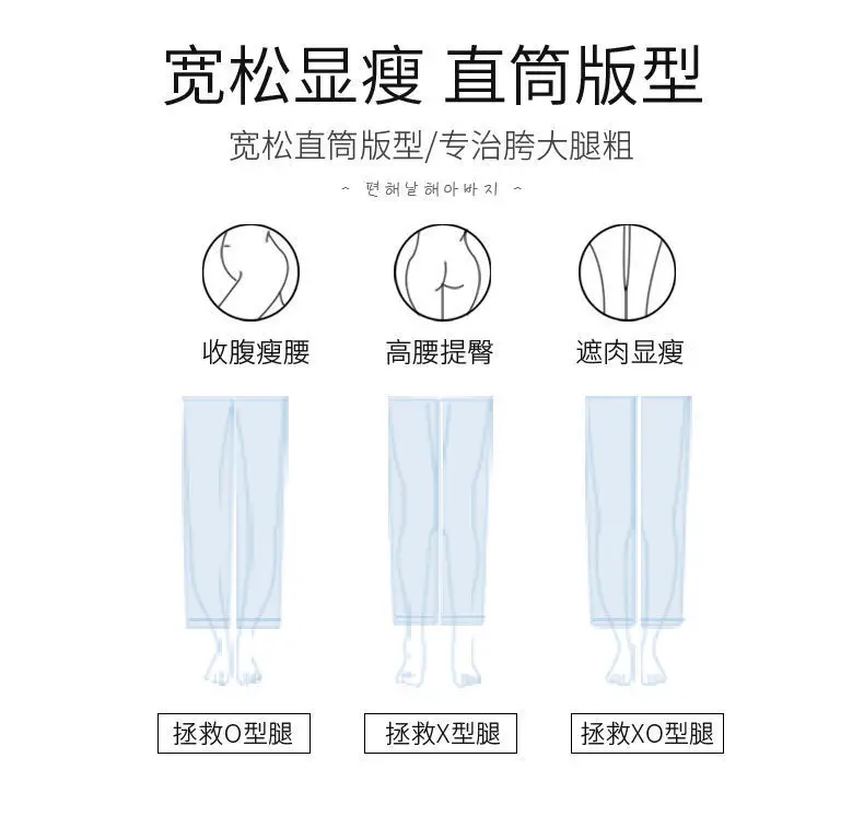 Women Wide Leg Jeans Slim Fit 2021 Summer — feature 4