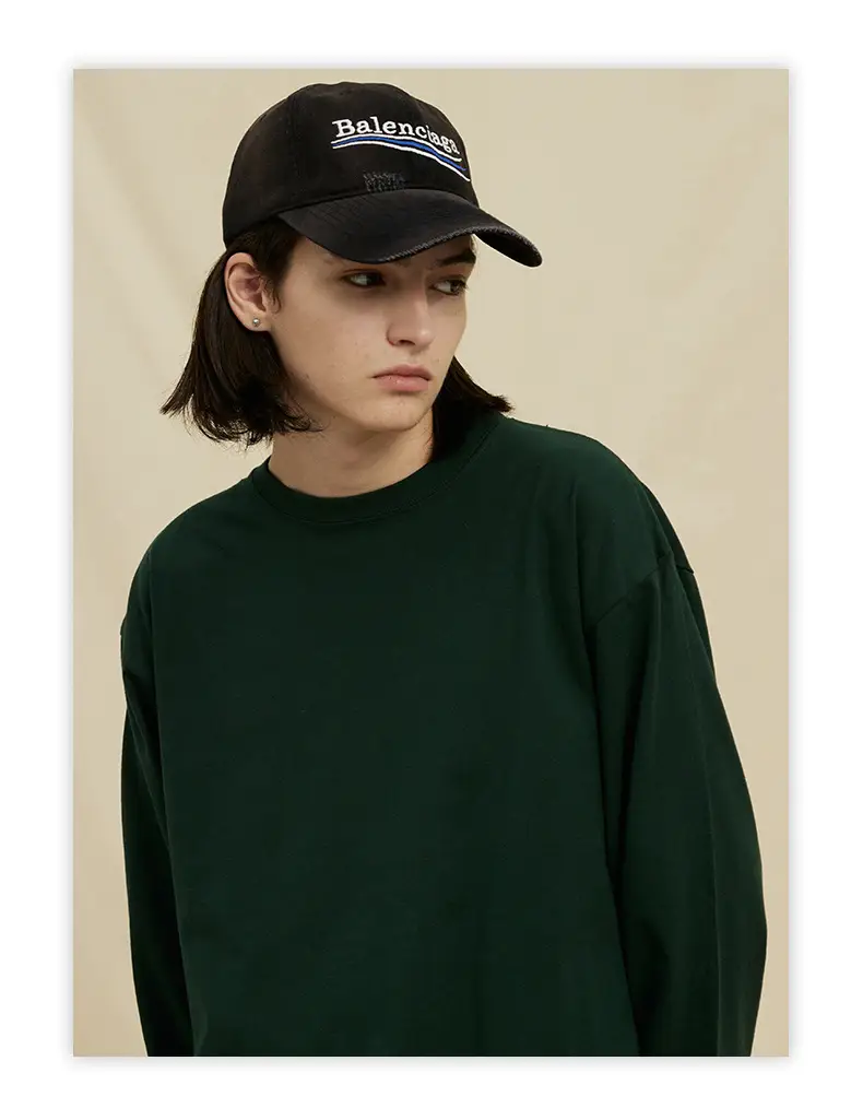White Long Sleeve Heavy Cotton T-Shirt for Men Women — feature 13