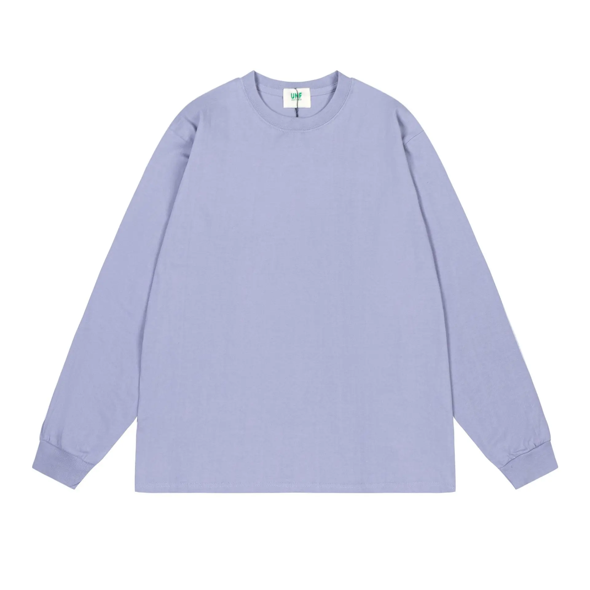 White Long Sleeve Heavy Cotton T-Shirt for Men Women