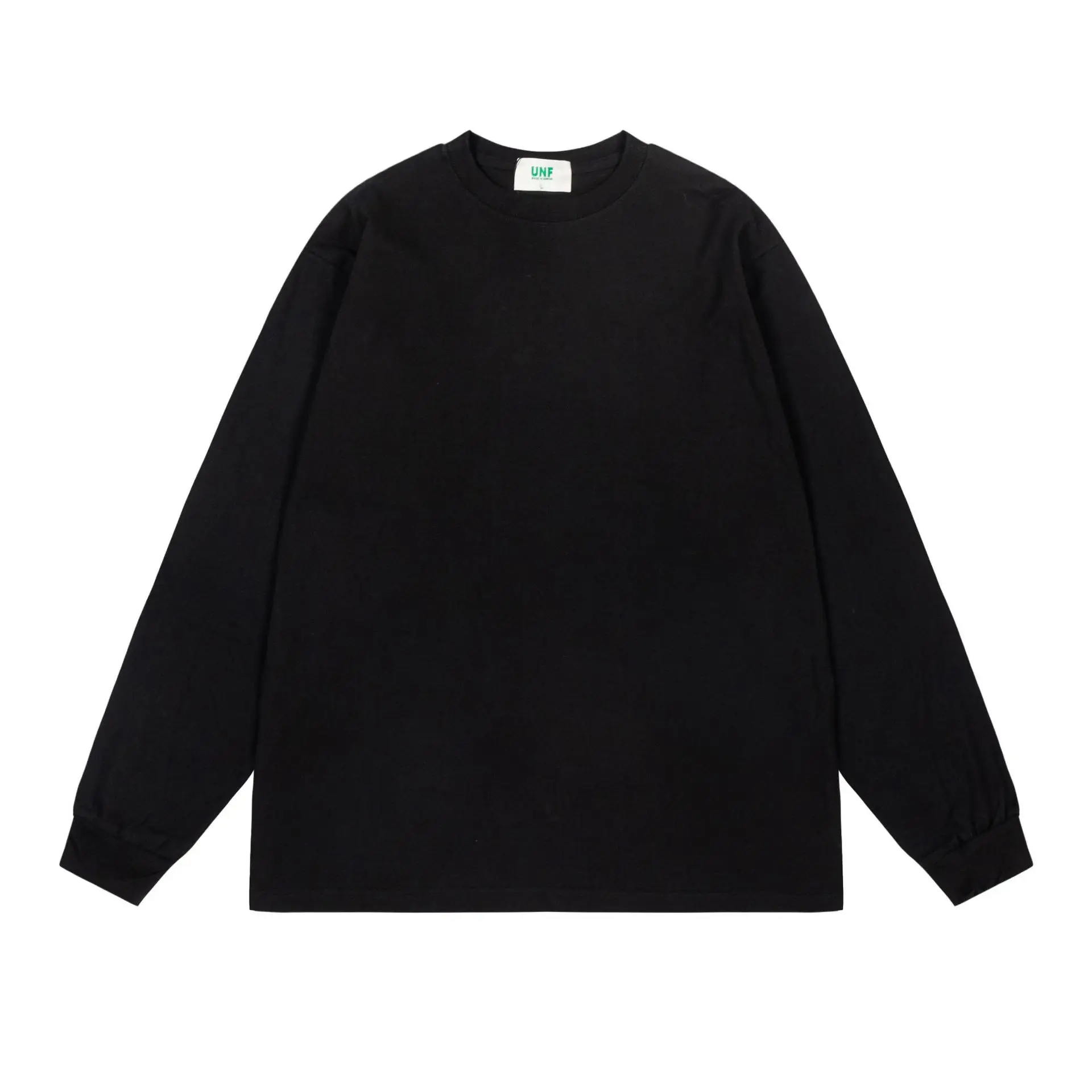White Long Sleeve Heavy Cotton T-Shirt for Men Women