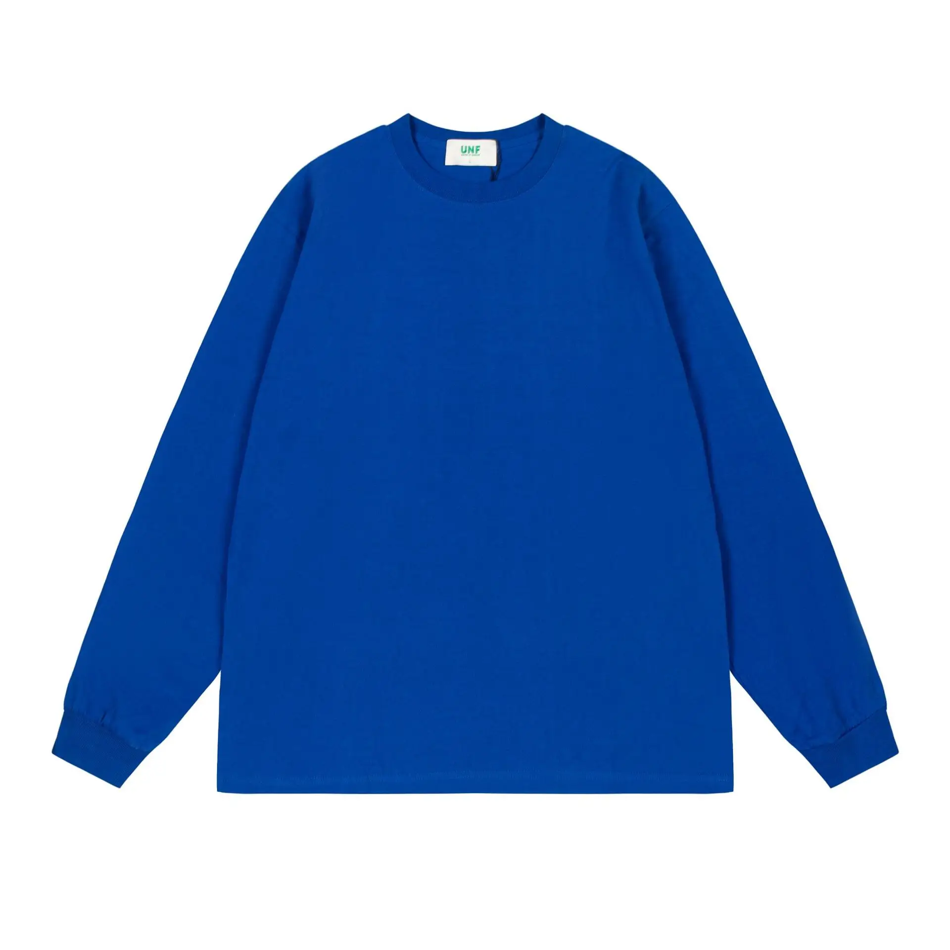 White Long Sleeve Heavy Cotton T-Shirt for Men Women