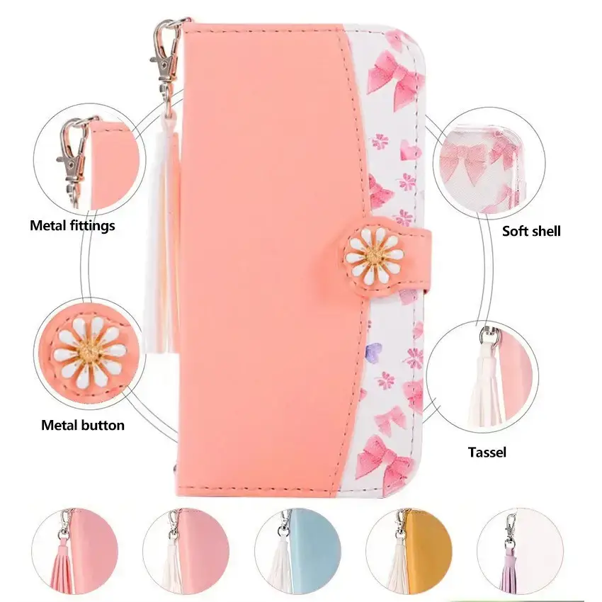 Leather Mobile Phone Case with Metal Fittings - Image 8