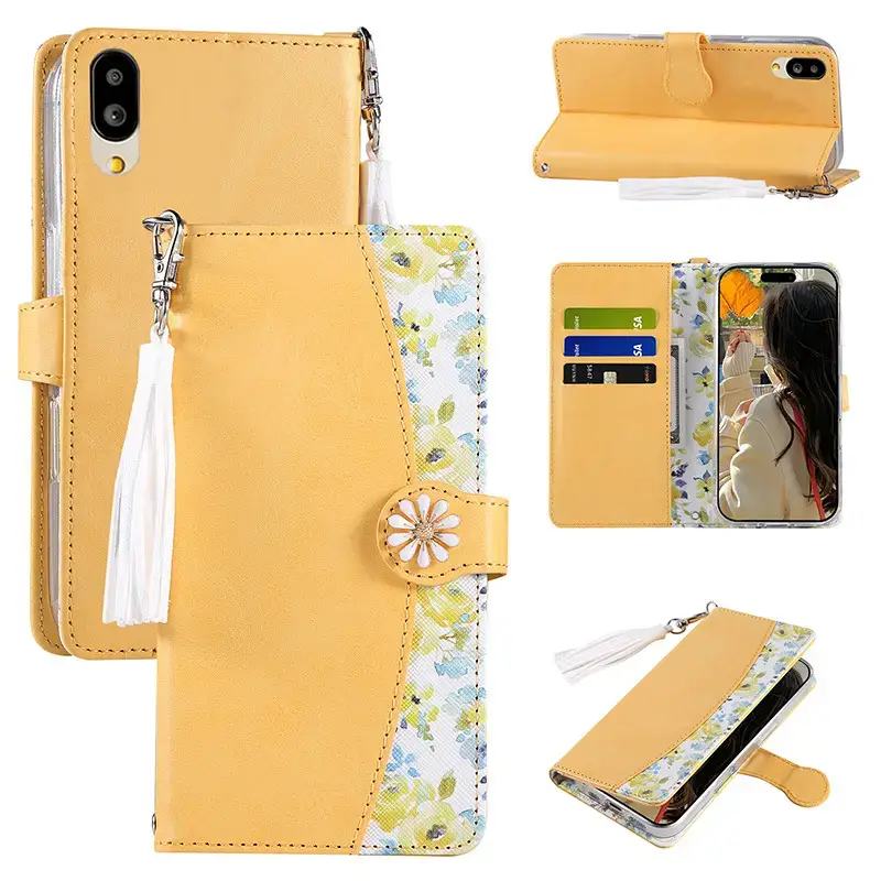 Leather Mobile Phone Case with Metal Fittings - Image 5