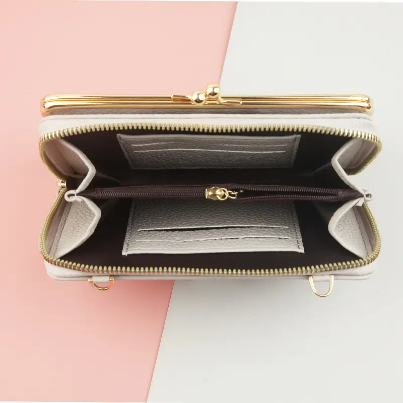 Light Blue Korean Mobile Phone Shoulder Bag - Image 11