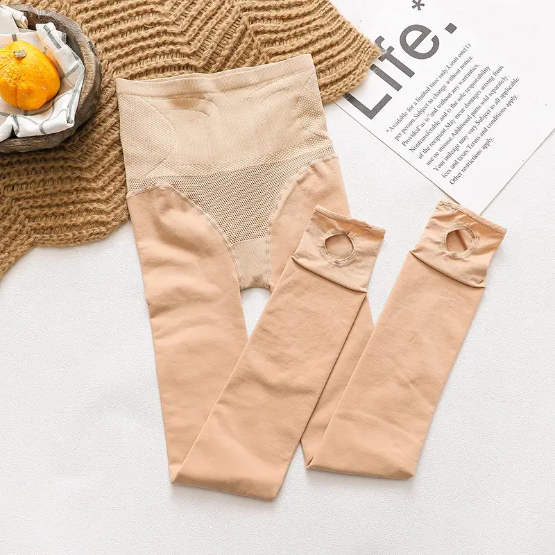 Fleece Lined All-In-One Leggings Women Autumn Winter - Image 2
