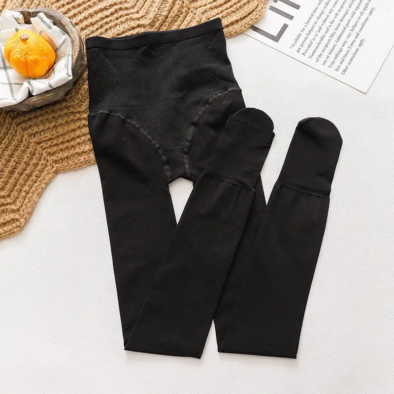 Fleece Lined All-In-One Leggings Women Autumn Winter - Image 3