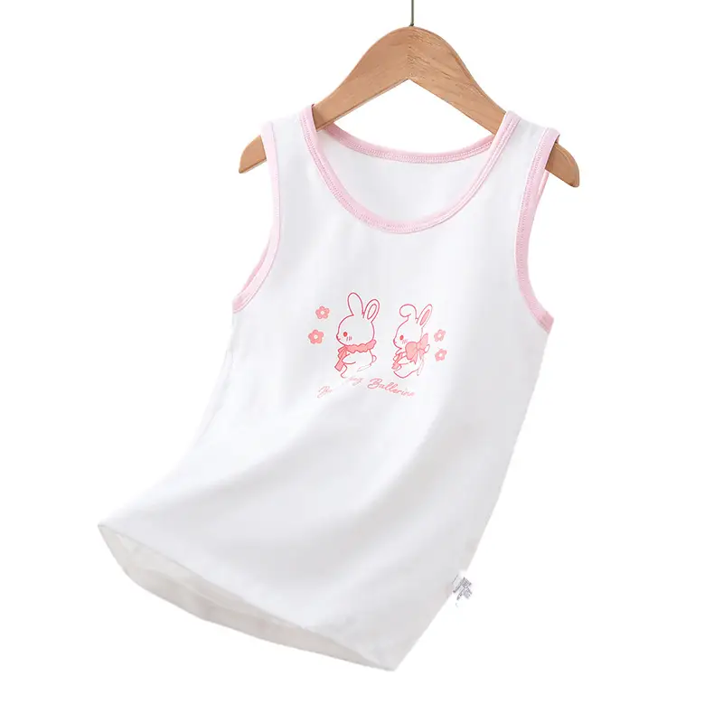 Pink Watermelon Print Sleeveless Vest for Boys Girls