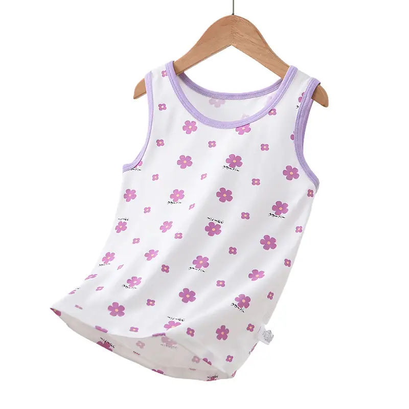 Pink Watermelon Print Sleeveless Vest for Boys Girls