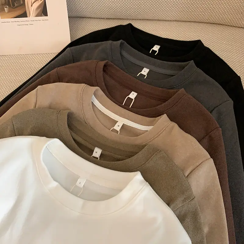 Women Velvet T-Shirt Long Sleeve Slim Fit Autumn — feature 13