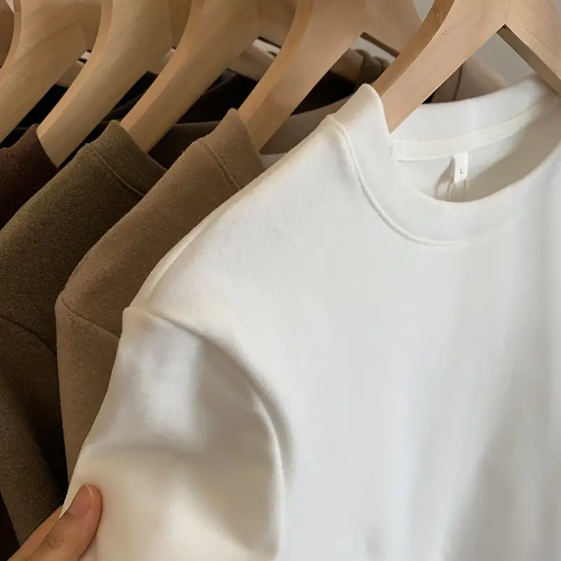Women Velvet T-Shirt Long Sleeve Slim Fit Autumn